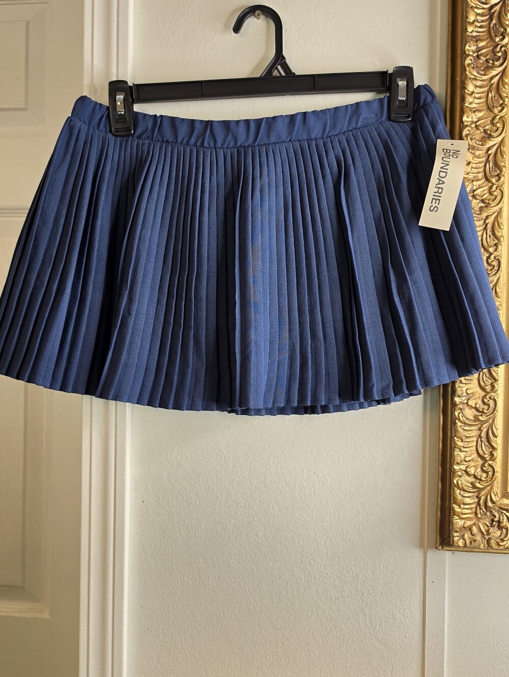 No Boundaries Navy  Mini Skirt New